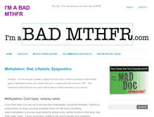 Tablet Screenshot of imabadmthfr.com